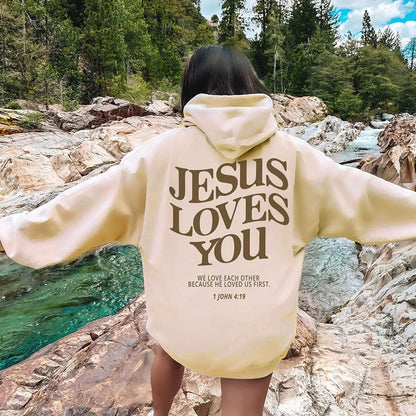 JESUS LOVES YOU HOODIE