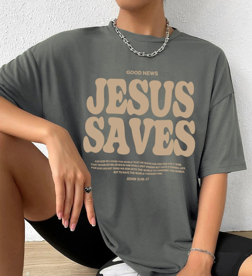 JESUS SAVES TEE