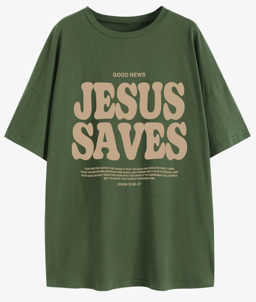 JESUS SAVES TEE